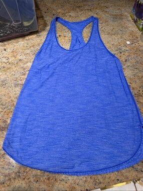 lululemon athletica Blue Racerback Tank
